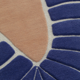 Tapis M'AMA NON M'AMA SMALL Indigo/rose