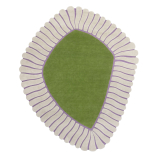 Tapis M'AMA NON M'AMA LARGE Perle/Olive
