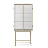 Vitrine HAZE verre cannelé Cachemire