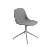 FIBER CHAIR centre leg fabric shell Grey 133