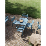LINEAR STEEL CAFE 70x70 Bleu clair