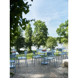 LINEAR STEEL CAFE 70x70 Bleu clair