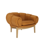 CROISSANT Cuir Chamois Cuoio