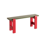 Banc WEEKDAY DUO Vert olive/ rouge
