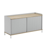 ENFOLD Sideboard L 124 Oak/ grey