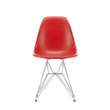EAMES FIBERGLASS CHAIR DSR Rouge classique Eames