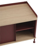 ENFOLD Buffet L 186 Chêne/ noir