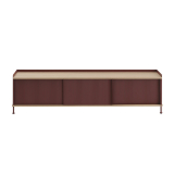 ENFOLD Buffet L 186 Chêne/ rouge foncé