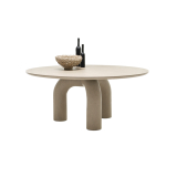 ELEPHANTE Ronde Gris texturé