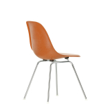 EAMES FIBERGLASS CHAIR DSX Red orange Eames