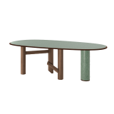 SENGU 230x116 Grès cérame vert / noyer