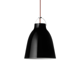 CARAVAGGIO P2 Noir brillant/ câble rouge