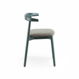 ANDO ASSISE TISSU Frêne peint coloris baie / Phlox 243