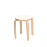 NE 60 tabouret enfant Laminé blanc