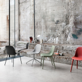 FIBER CHAIR pied central Noir