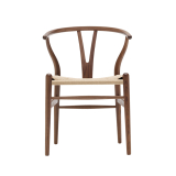WISHBONE ARMCHAIR CH24 Noyer huilé/ corde naturelle