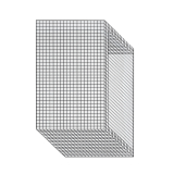 Tapis QUADERNA 50 Blanc et noir