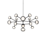 NABILA 552.16 Chrome noir / verre fumé
