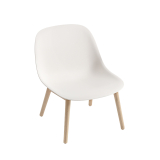 FIBER LOUNGE Pieds bois Blanc/ chêne