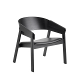 COVER LOUNGE assise cuir Noir