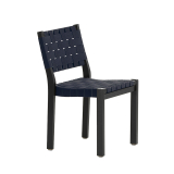 611 Bouleau noir / lin noir/bleu