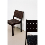 611 Bouleau noir / lin noir/bleu