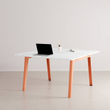 Bench NEW MODERN 2 places Plastique Recyclé Rose Cendré