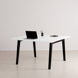 Bench NEW MODERN 2 places Plastique Recyclé Noir graphite