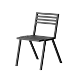 Chaise empilable 19 OUTDOORS Noir