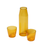 Set Carafe et 2 verres MILK Jaune