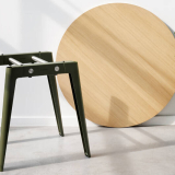 NEW MODERN Chêne Ø 110 Gris Eucalyptus