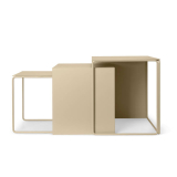 CLUSTER Set de 3 tables gigognes Cachemire