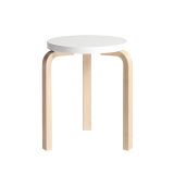 60 assise laquée Blanc