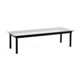KOFI 140x50 Noir/ verre transparent