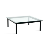KOFI 100x100 Noir/ verre transparent