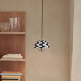 FLOWERPOT VP1 Pattern noir & blanc