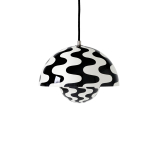 FLOWERPOT VP1 Pattern noir & blanc
