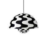 FLOWERPOT VP2 Pattern noir & blanc