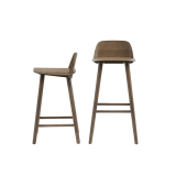 NERD BARSTOOL Brun foncé
