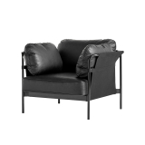 CAN 1 place cuir Cuir noir