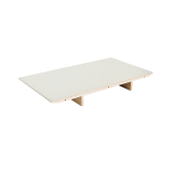 CPH 30 Leaf 50x90 Off white lino/ oak
