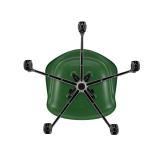 EAMES PLASTIC ARMCHAIR PACC Emerald green RE