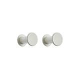 Set de 2 patères BOLT Gris clair