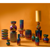 Vase OILY FOLDS S Multicolore 