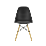 EAMES PLASTIC CHAIR DSW Golden maple Black RE