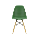 EAMES PLASTIC CHAIR DSW Golden maple Emerald green RE