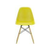 EAMES PLASTIC CHAIR DSW Golden maple Mustard RE