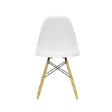 EAMES PLASTIC CHAIR DSW érable nuance de jaune Cotton white RE