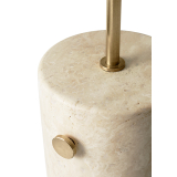 JWDA FLOOR Travertine/ brushed brass