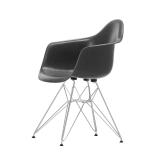 EAMES FIBERGLASS ARMCHAIR DAR Gris foncé Eames